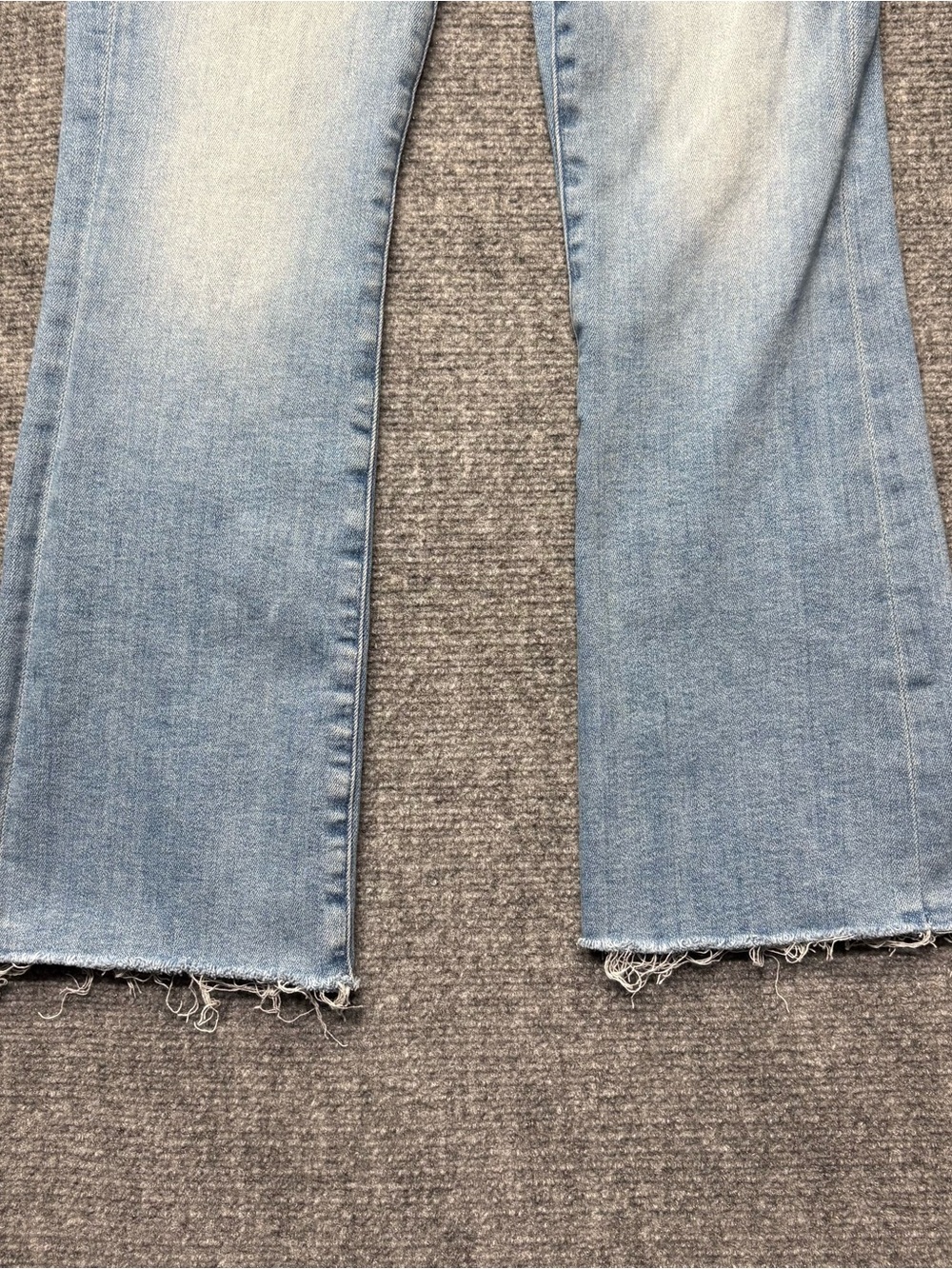 Mother Jeans Womens 25 Blue Hustler Ankle Fray in Au Revoir USA Made Stretch - Picture 12 of 14
